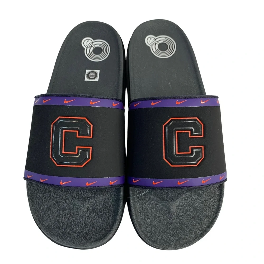 Nike Offcourt Slide Clemson Tigers NCAA Men's Sandal Size 12